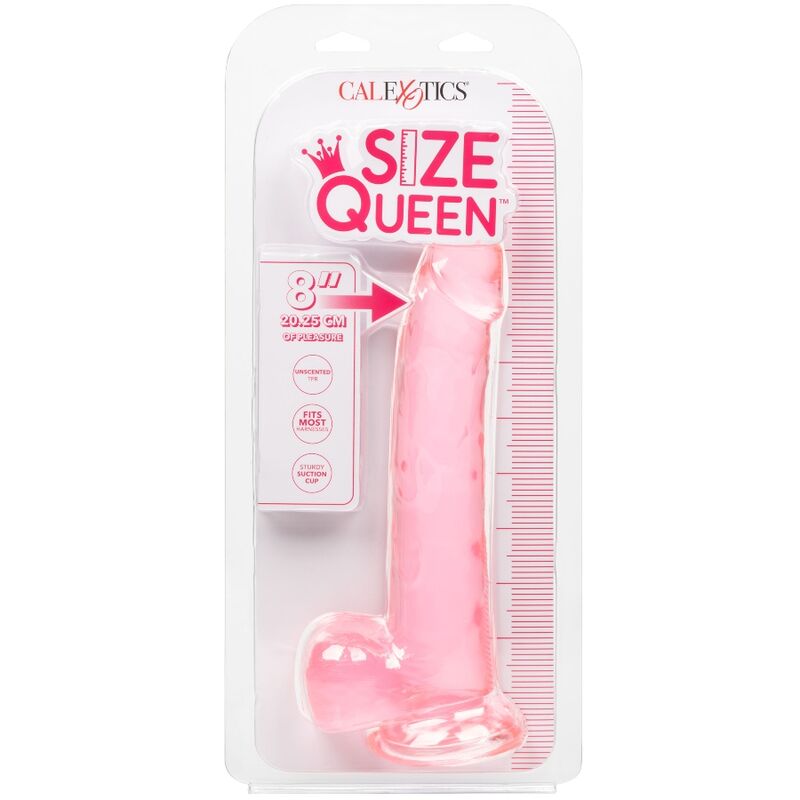Dildo Realistico Calexotics Size Queen — 20,3 cm, Rosa