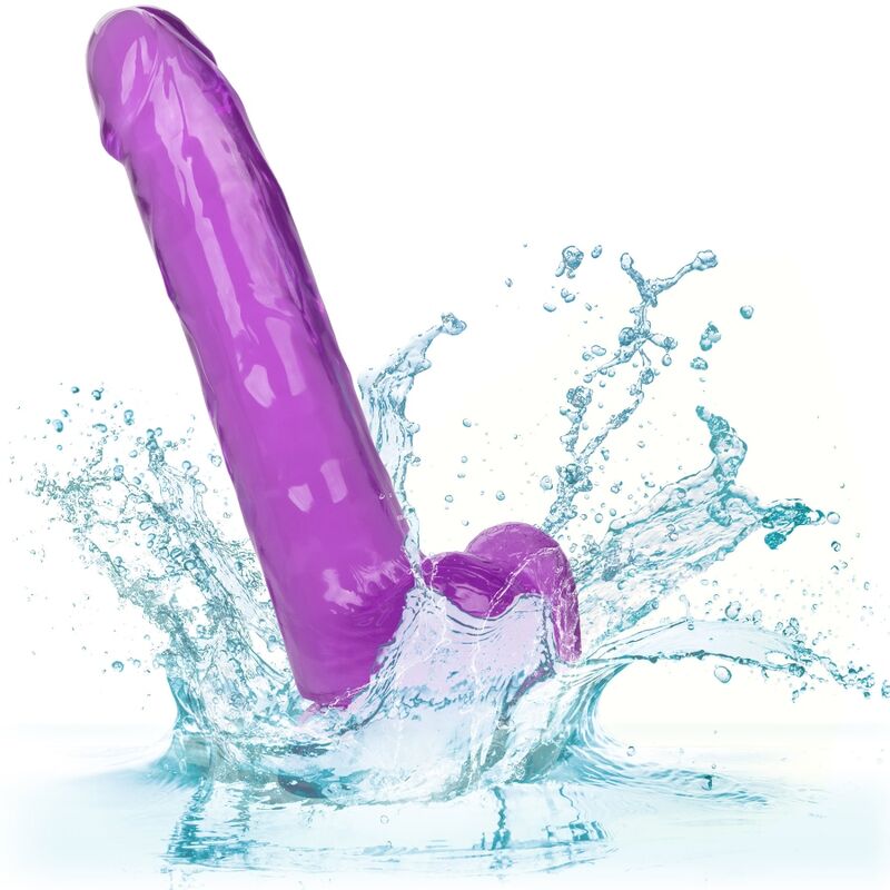 Dildo Realistico per Imbracatura Calexotics Size Queen — 20 cm, Viola