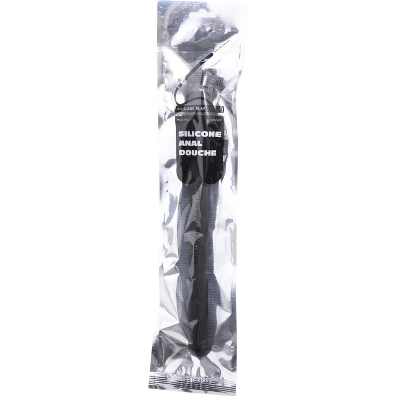 Doccia Anale in Silicone All Black — 27 cm