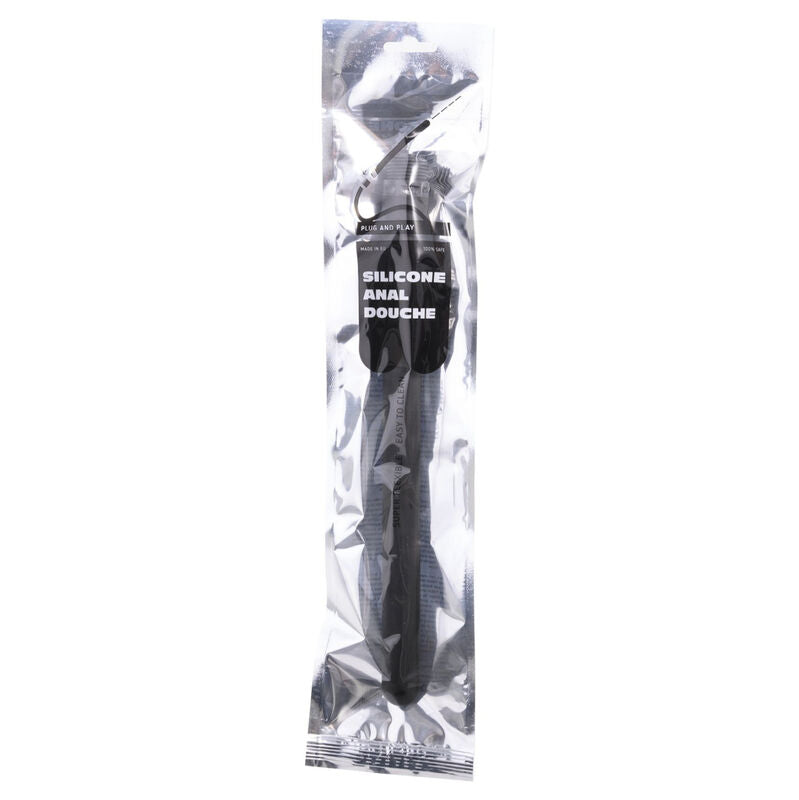 Doccia Anale Gonfiabile in Silicone All Black — 30 cm