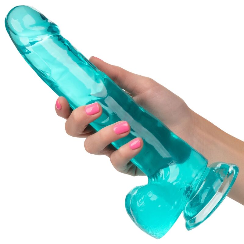 Dildo Realistico Calexotics Size Queen — 20 cm, Blu