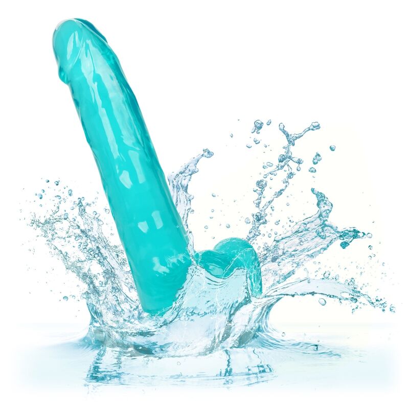 Dildo Realistico Calexotics Size Queen — 20 cm, Blu