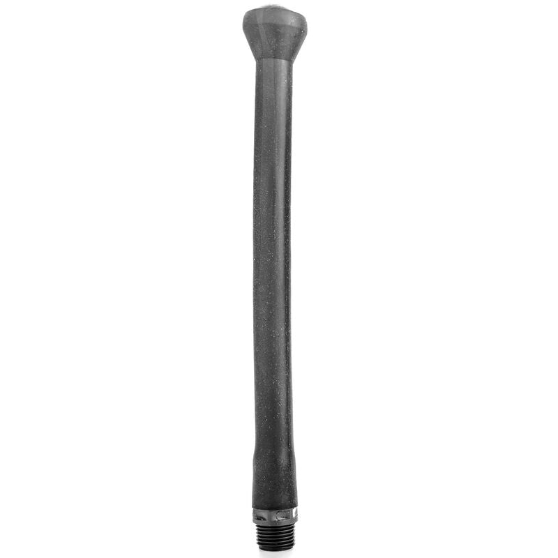 Doccia Anale in Silicone All Black — Sistema Stopper 27 cm