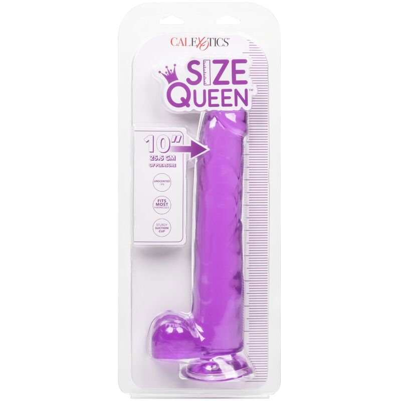 Dildo Realistico Flessibile Calexotics Size Queen — 25,5 cm