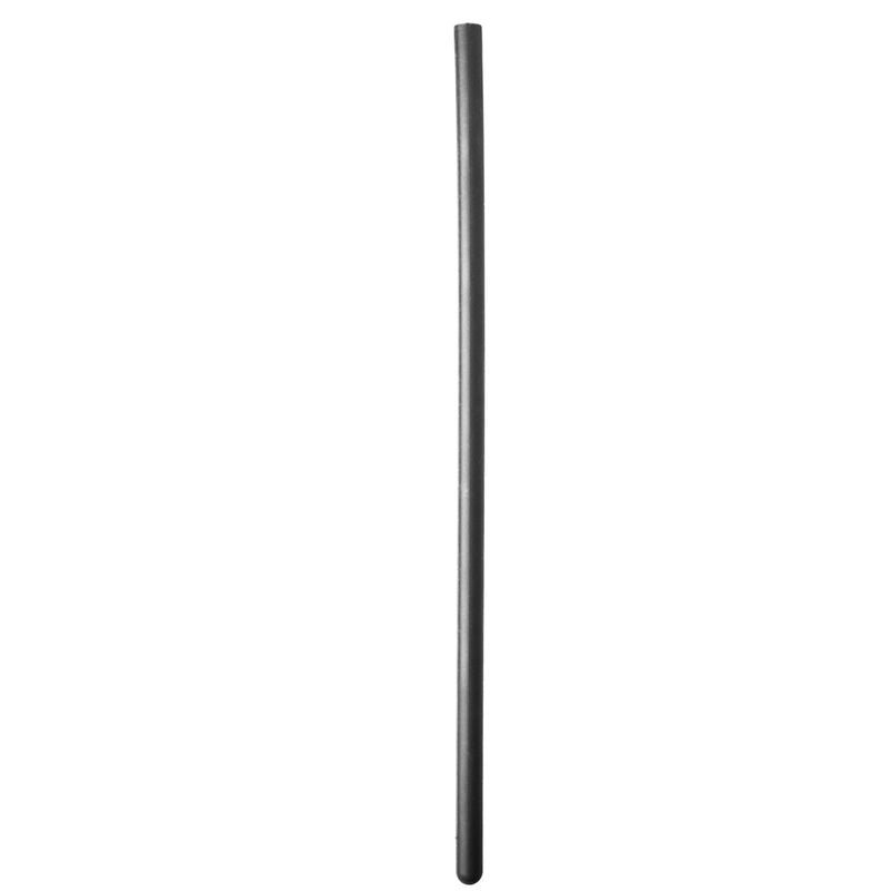 Sonda Uretrale in Silicone All Black — 8 mm, 24 cm