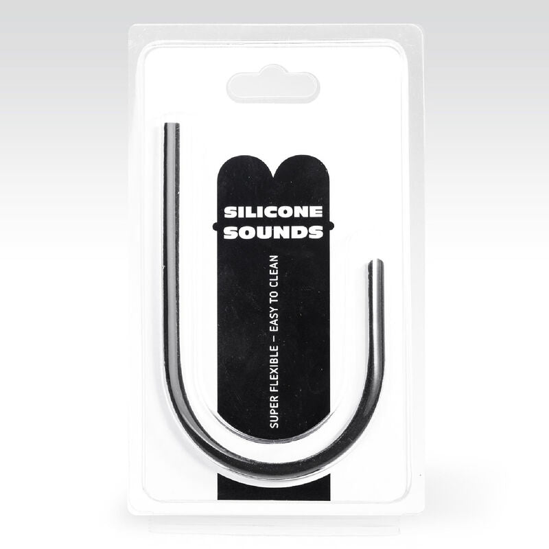 Sonda Uretrale in Silicone All Black — 8 mm, 24 cm