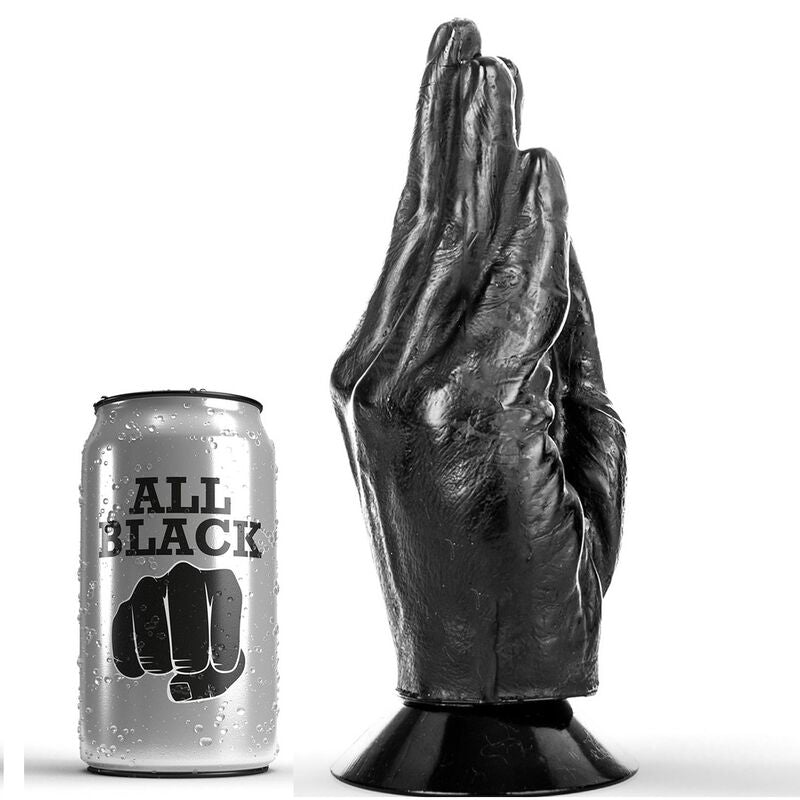 Dildo Fisting All Black — PVC, 21 cm