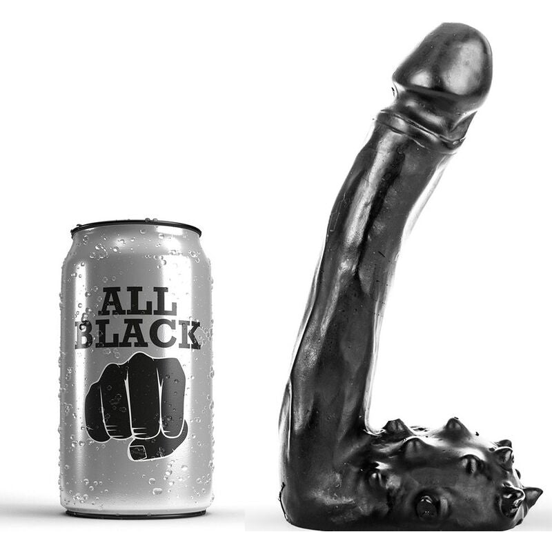 Dildo Realistico All Black — 19 cm