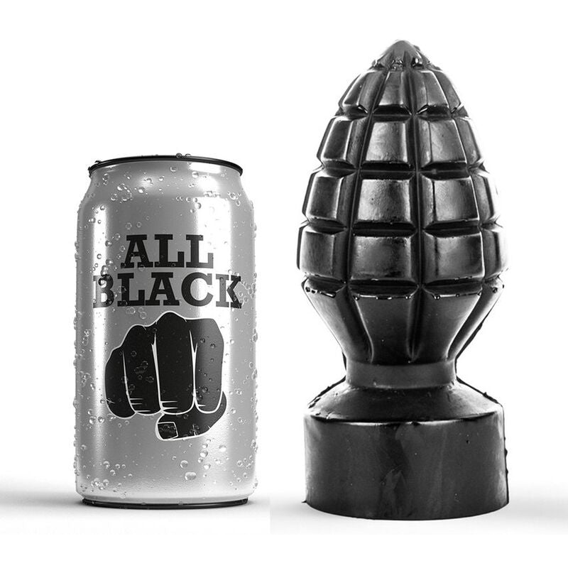 Plug Anale All Black — PVC, 14 cm