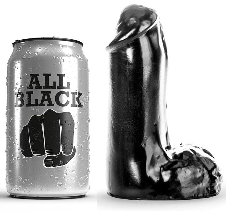 Dildo Realistico per Principianti All Black — 13 cm