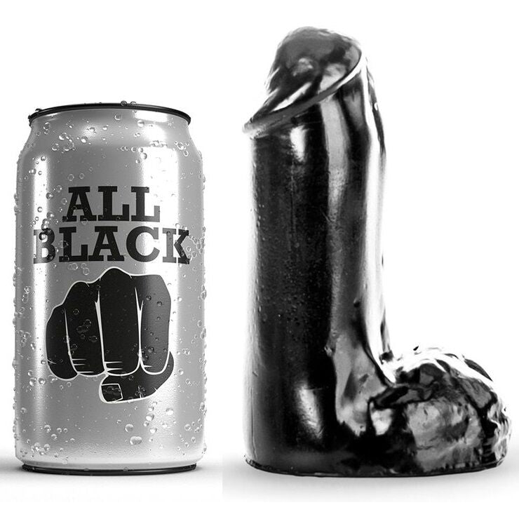 Dildo Realistico per Principianti All Black — 13 cm