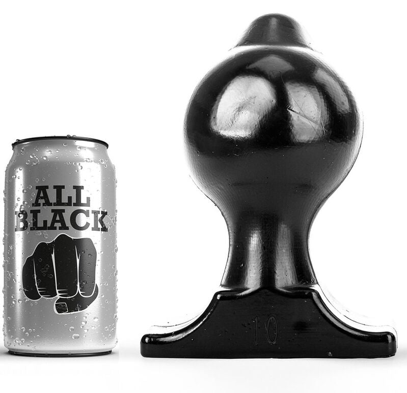 Plug Anale All Black — PVC, 17,5 cm