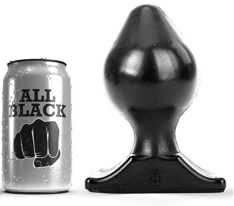 Plug Anale All Black — PVC, 16,5 cm