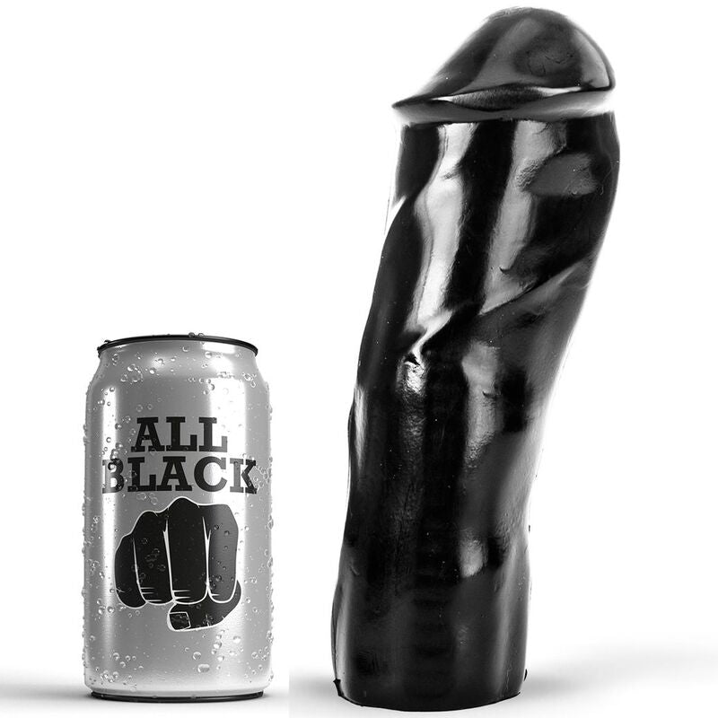 Dildo Realistico All Black — 20 cm
