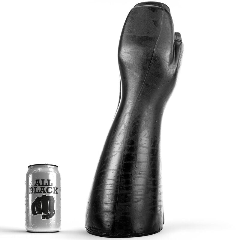 Dildo da Fisting Realistico All Black — 39 cm
