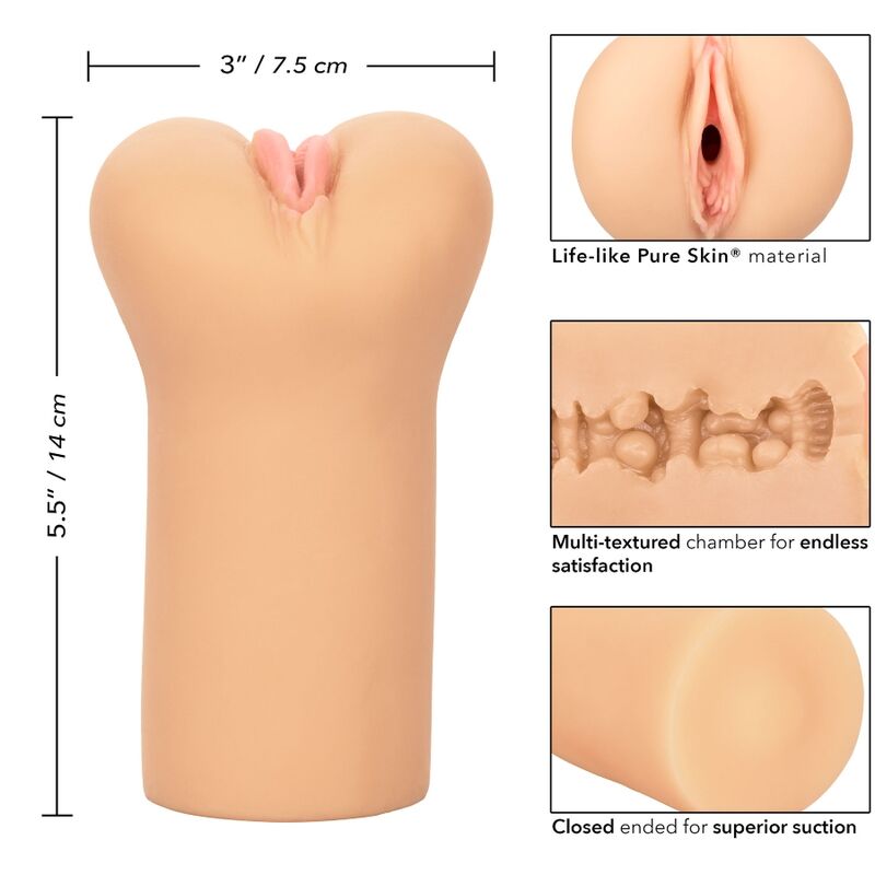 Masturbatore Maschile Realistico Calexotics Boundless — 14 cm
