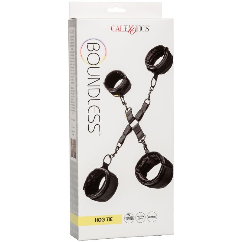 Kit Bondage Hog Tie Calexotics Boundless — Polsini e Manette