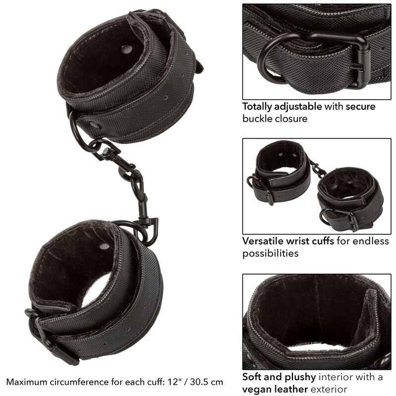 Polsini Bondage Regolabili Calexotics Boundless — Con Fermagli