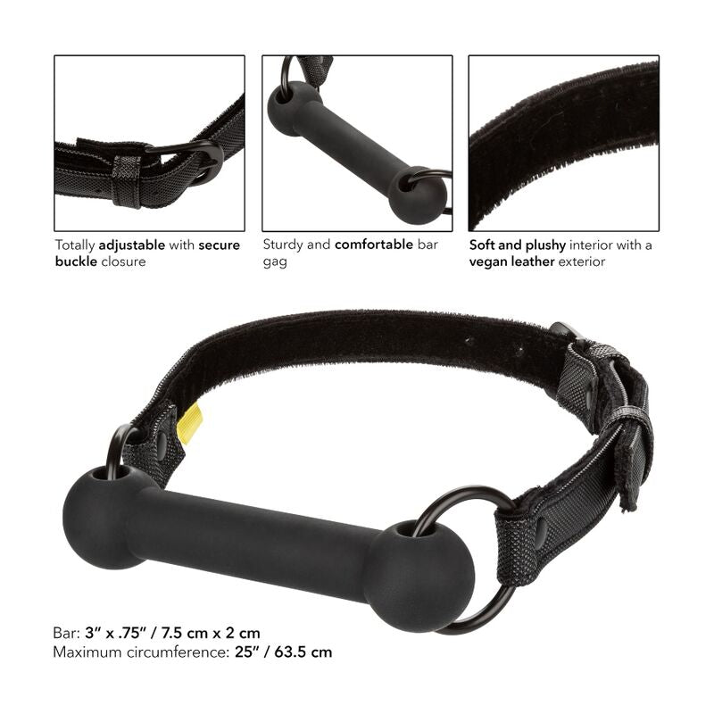 Mordacchia BDSM Calexotics Boundless Bar Gag — Silicone
