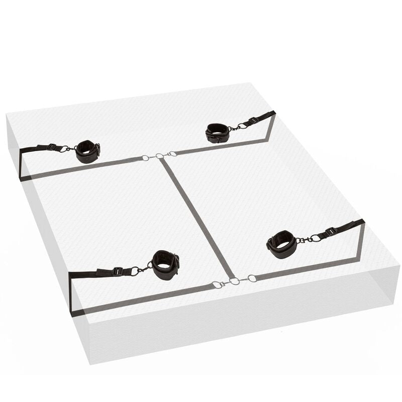 Kit Bondage da Letto Calexotics Boundless — Polsini e Cavigliere