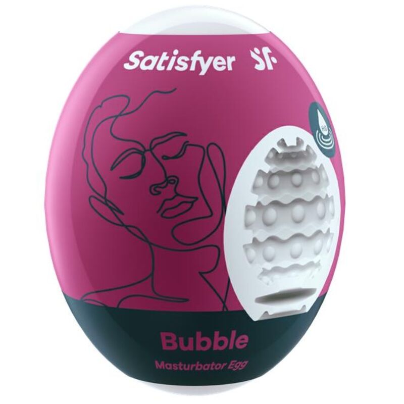 Masturbatore a Uovo Satisfyer Eggcited Bubble — Hydro-Active