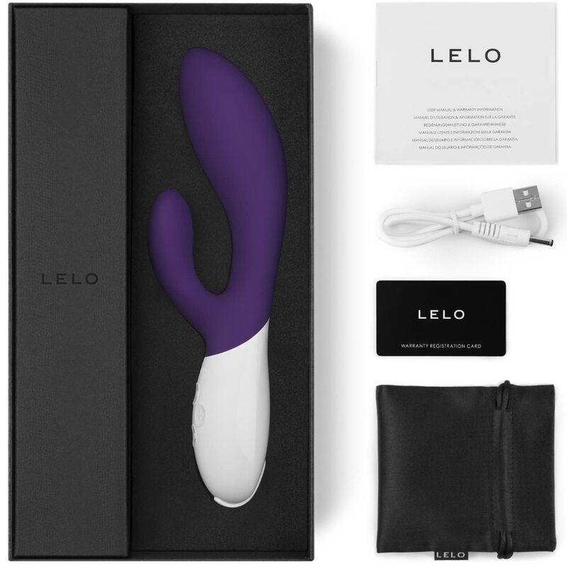 Vibratore Rabbit Punto G LELO Ina Wave 2 — Silicone, Lilla