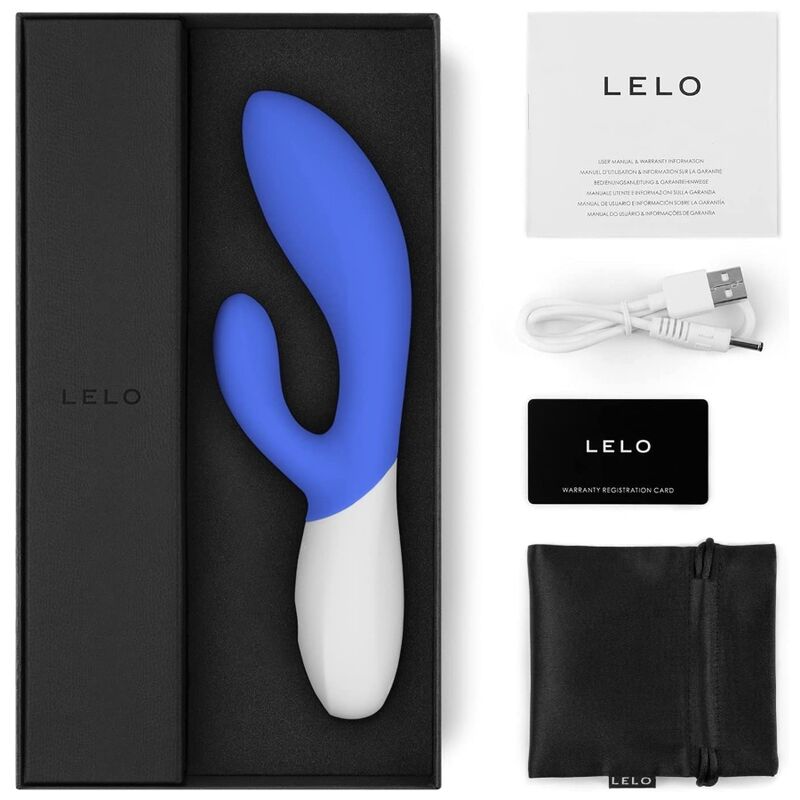 Vibratore Rabbit Lelo Ina Wave 2 — Silicone, 12 Modalità