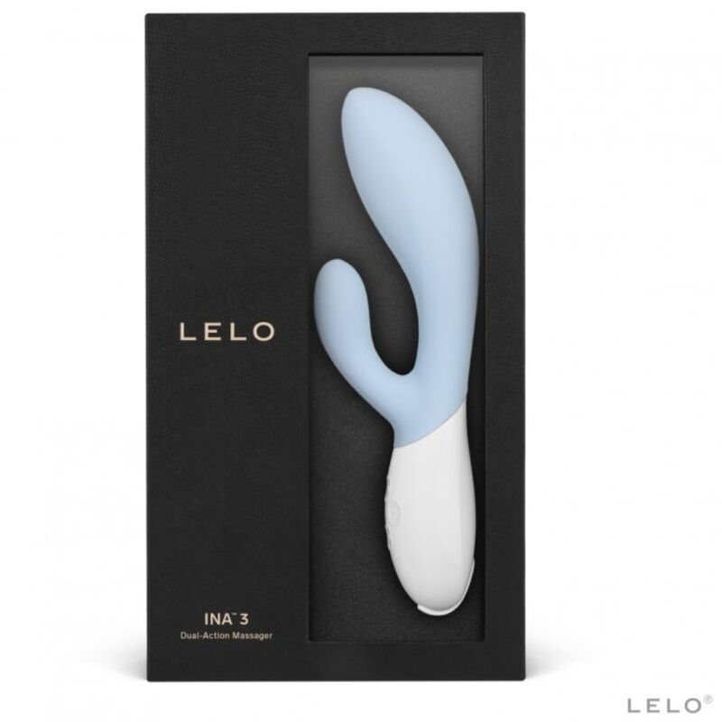 Vibratore Rabbit Lelo Ina 3 — Punto G e Clitoride, Celeste