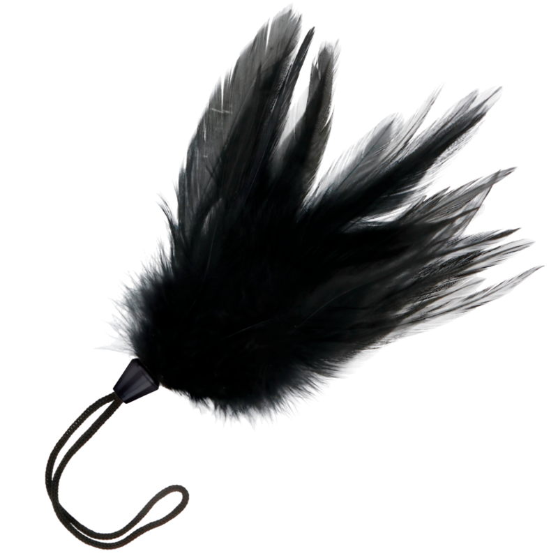 Penna con Piume per Gioco Sensoriale Darkness — 20 cm