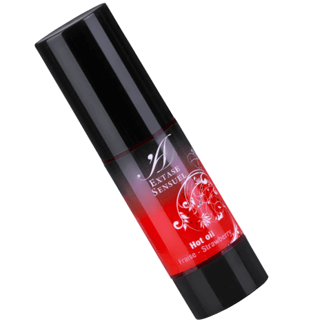Olio da Massaggio Effetto Calore Extase Sensual — Fragola, 30 ml