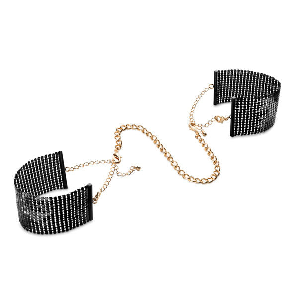 Manette BDSM in Rete Metallica Bijoux Désir Métallique — Nero
