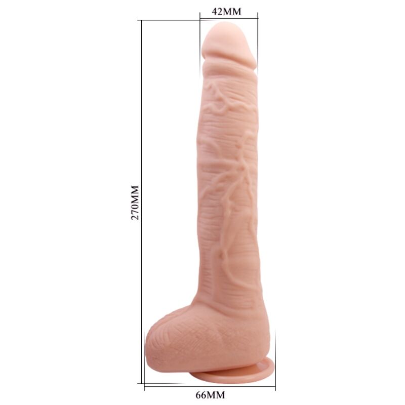 Dildo Realistico Flessibile Baile — 23 cm con Ventosa