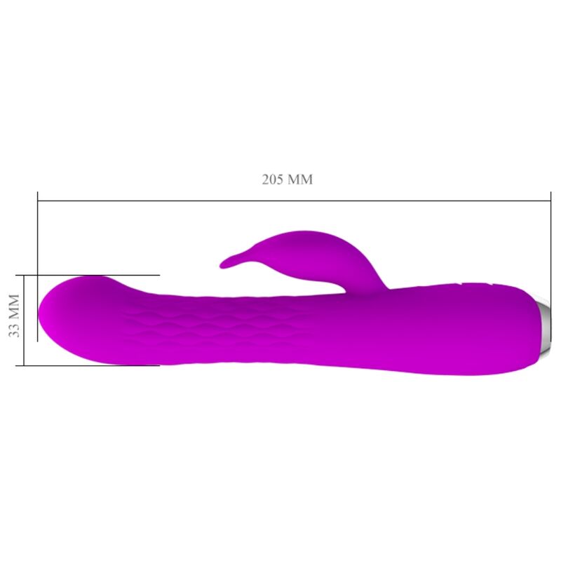 Vibratore Rabbit Rotante Pretty Love Molly — Silicone Ricaricabile