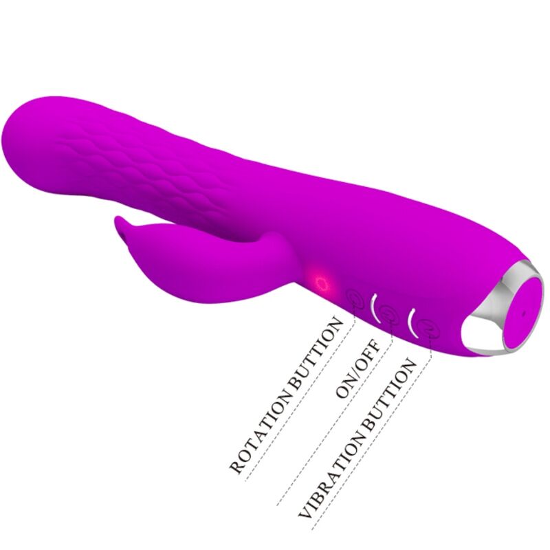 Vibratore Rabbit Rotante Pretty Love Molly — Silicone Ricaricabile