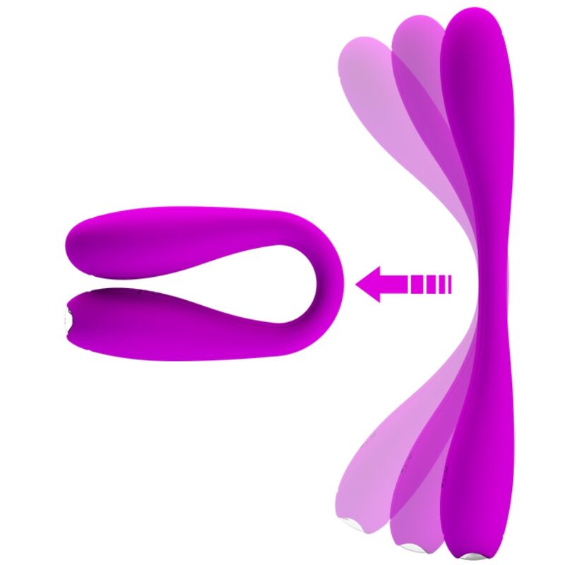 Vibratore Rabbit Punto G e Clitoride Pretty Love Yedda — 12 Modalità