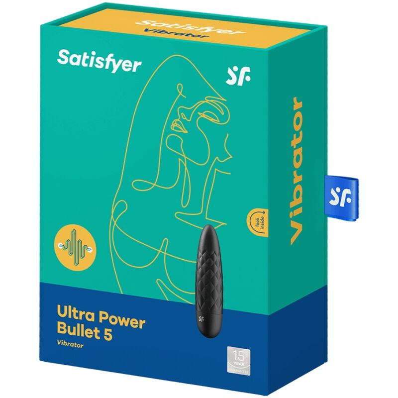 Vibratore Clitoride Satisfyer Ultra Power Bullet 5 — Nero