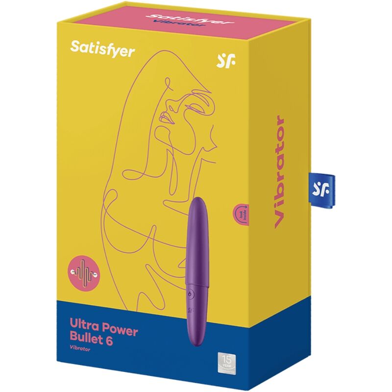 Vibratore Clitoride Satisfyer Ultra Power Bullet 6 — Viola