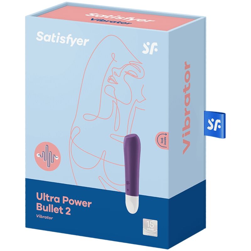 Vibratore Clitoride Satisfyer Ultra Power Bullet 2 — Viola