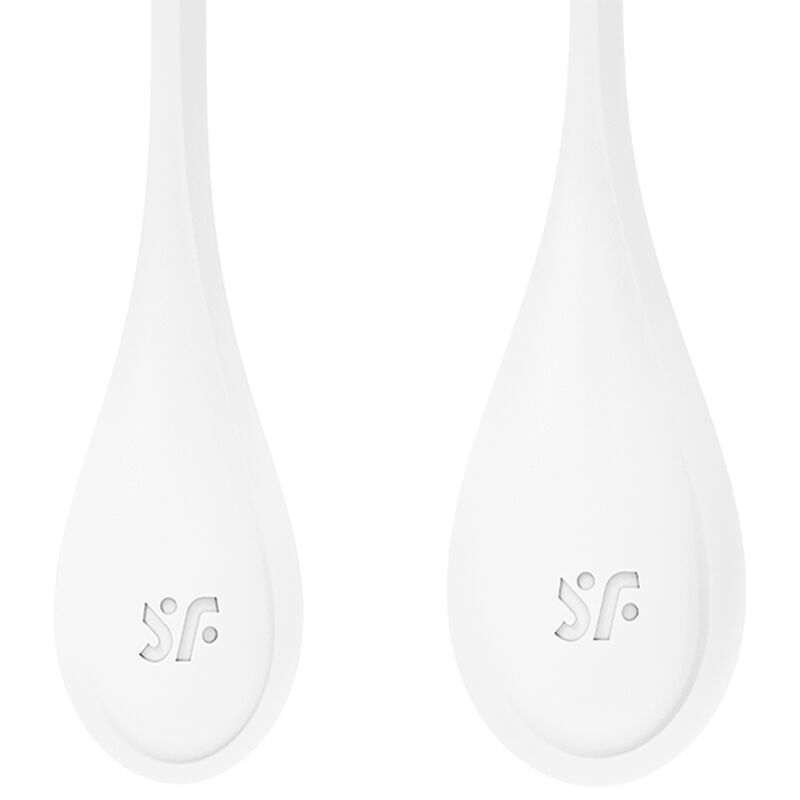 Palline Kegel Satisfyer Yoni Power 1 — Set Allenamento, Bianco