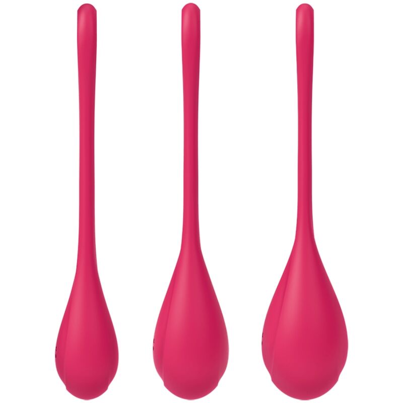 Palline Ben Wa Satisfyer Yoni Power 1 — Set Allenamento, Rosso