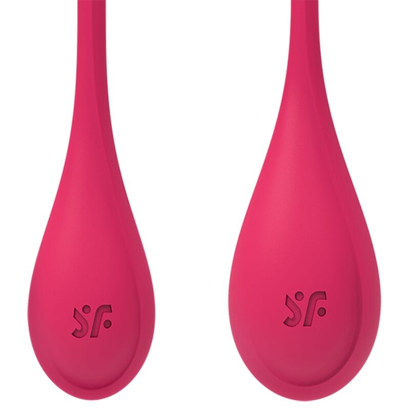 Palline Ben Wa Satisfyer Yoni Power 1 — Set Allenamento, Rosso