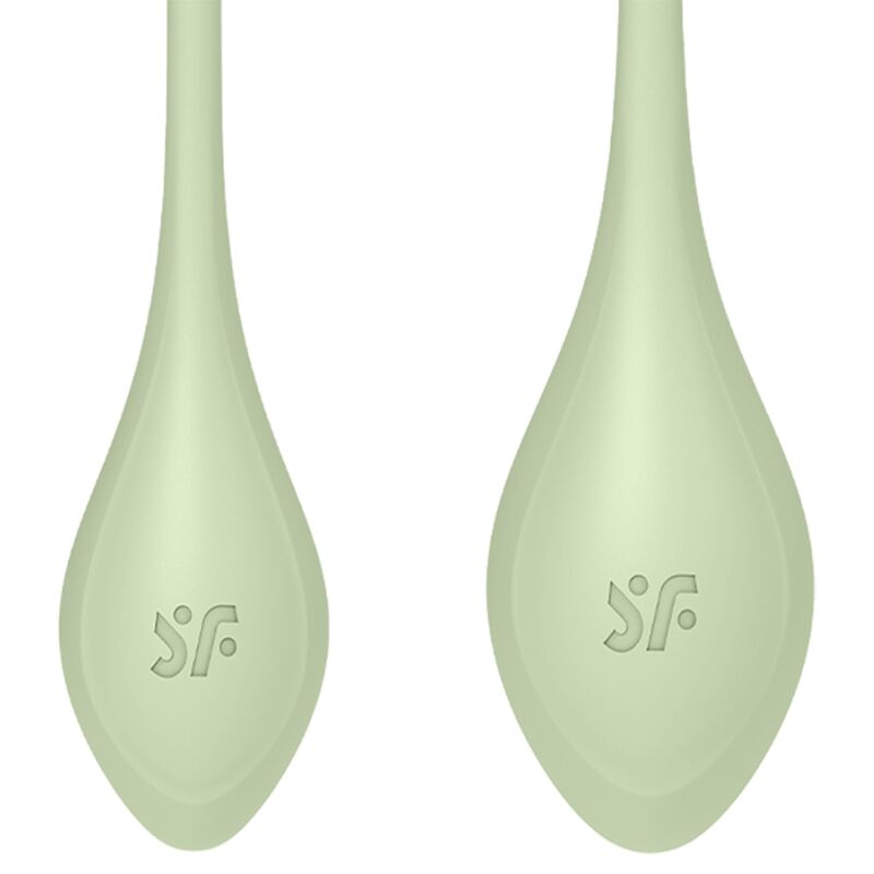 Palline Kegel Satisfyer Yoni Power 2 — Set 3 Misure, Verde