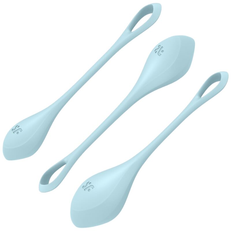 Palline Kegel Satisfyer Yoni Power 2 — Set 3 Misure, Silicone