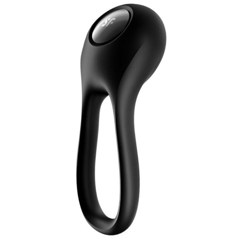 Anello Fallico Vibrante Doppio Satisfyer Majestic Duo — Nero