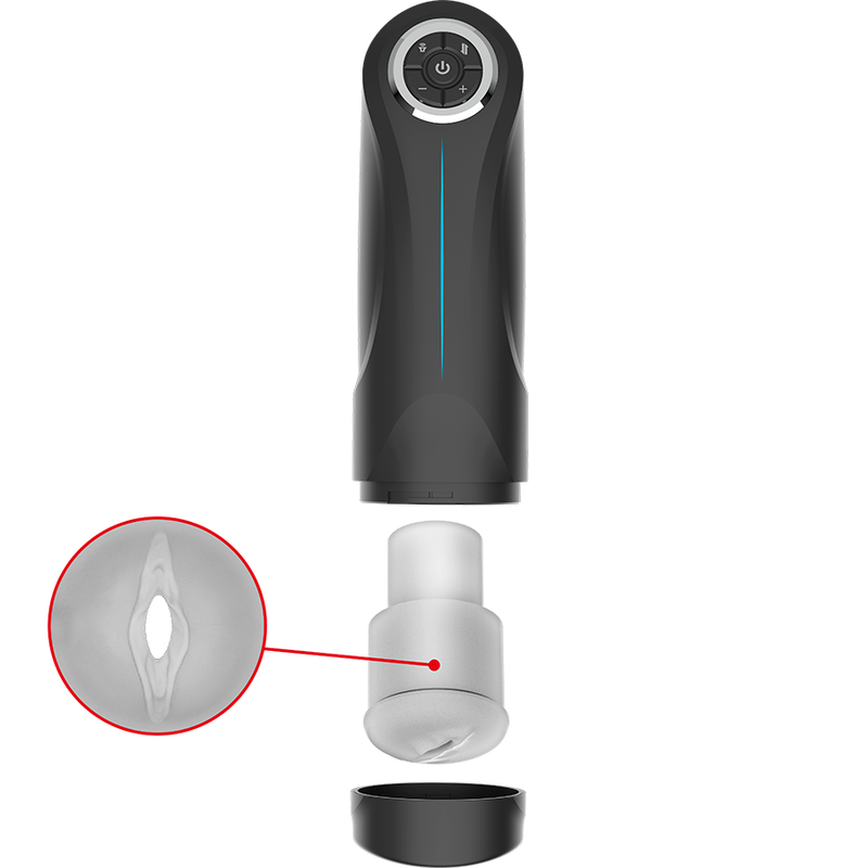 Masturbatore Maschile con Ventosa Jamyjob Milker — Funzione Su/Giù