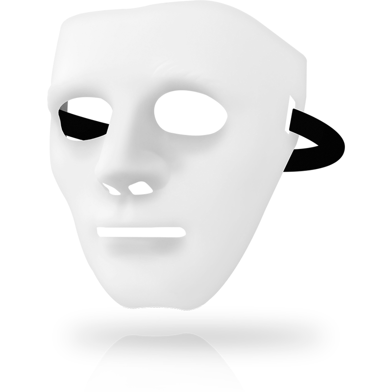 Maschera Erotica Rigida Ohmama — Bianca, Taglia Unica