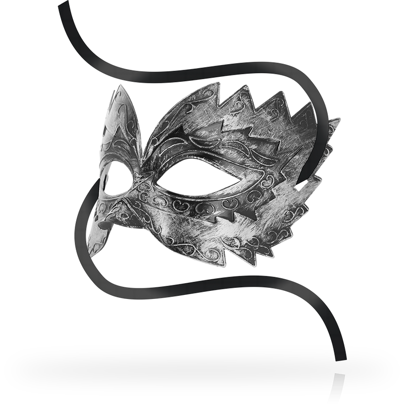 Maschera Veneziana BDSM Ohmama Masks — Argento