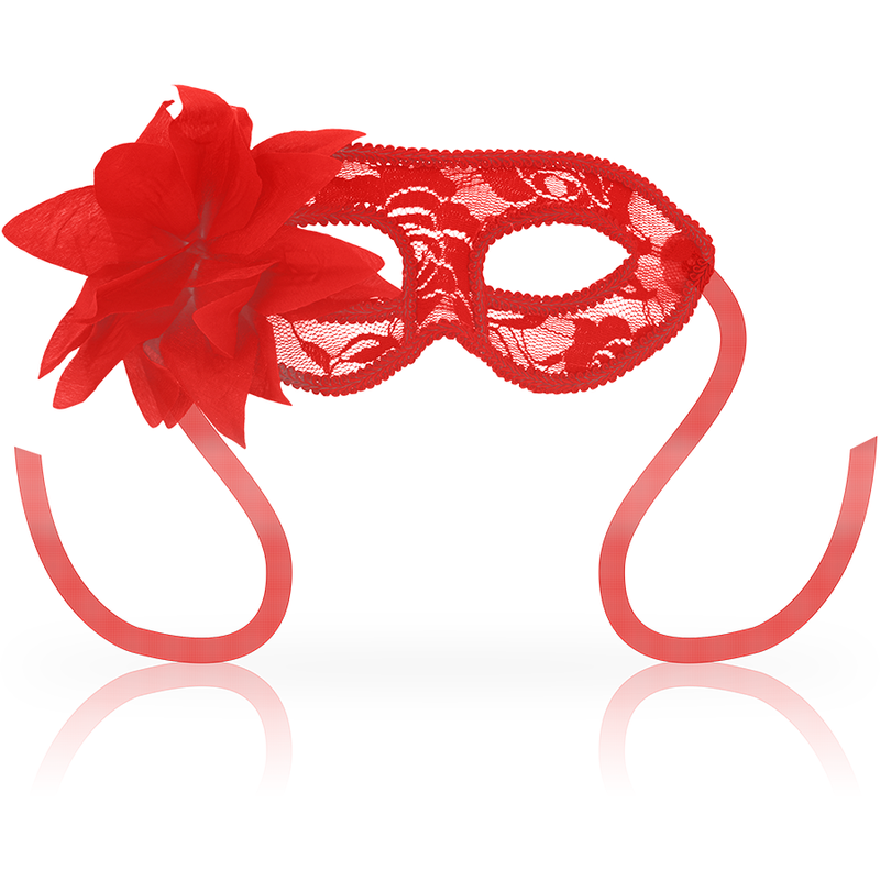 Maschera Veneziana con Pizzo Ohmama Masks — Rossa