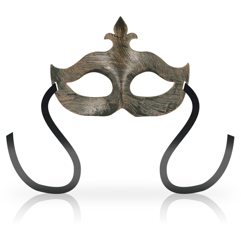 Maschera Veneziana Erotica Ohmama Fleur de Lis — Rame