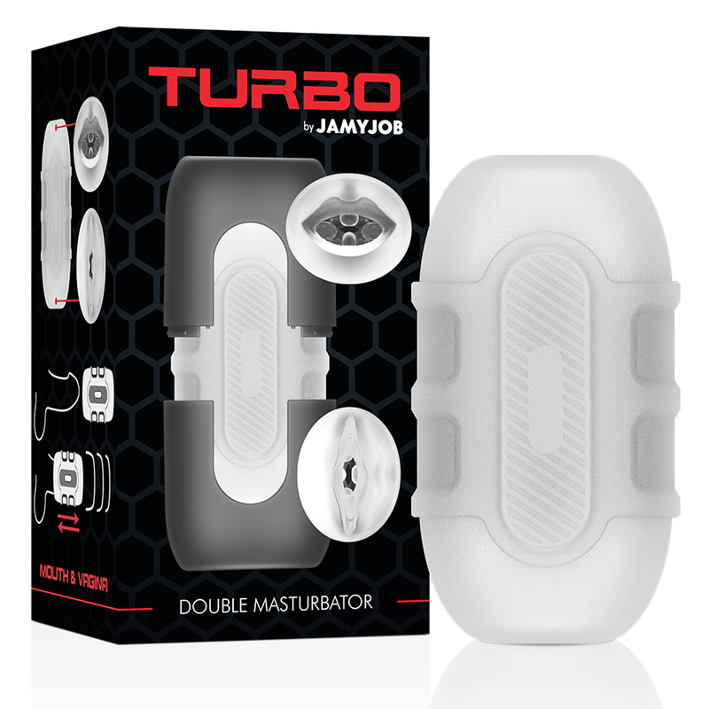 Masturbatore Maschile Doppio Ingresso Jamyjob Turbo